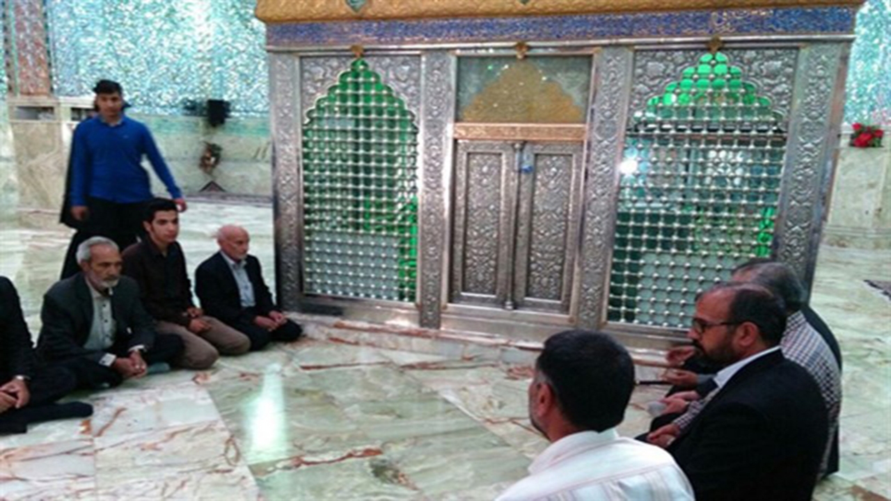 رونمایی از ضریح جدید امامزاده علی در سیرجان