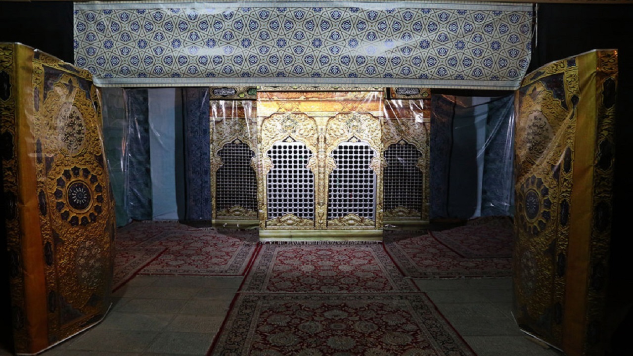برپایی نمایشگاه اربعین در حرم حضرت معصومه(س)