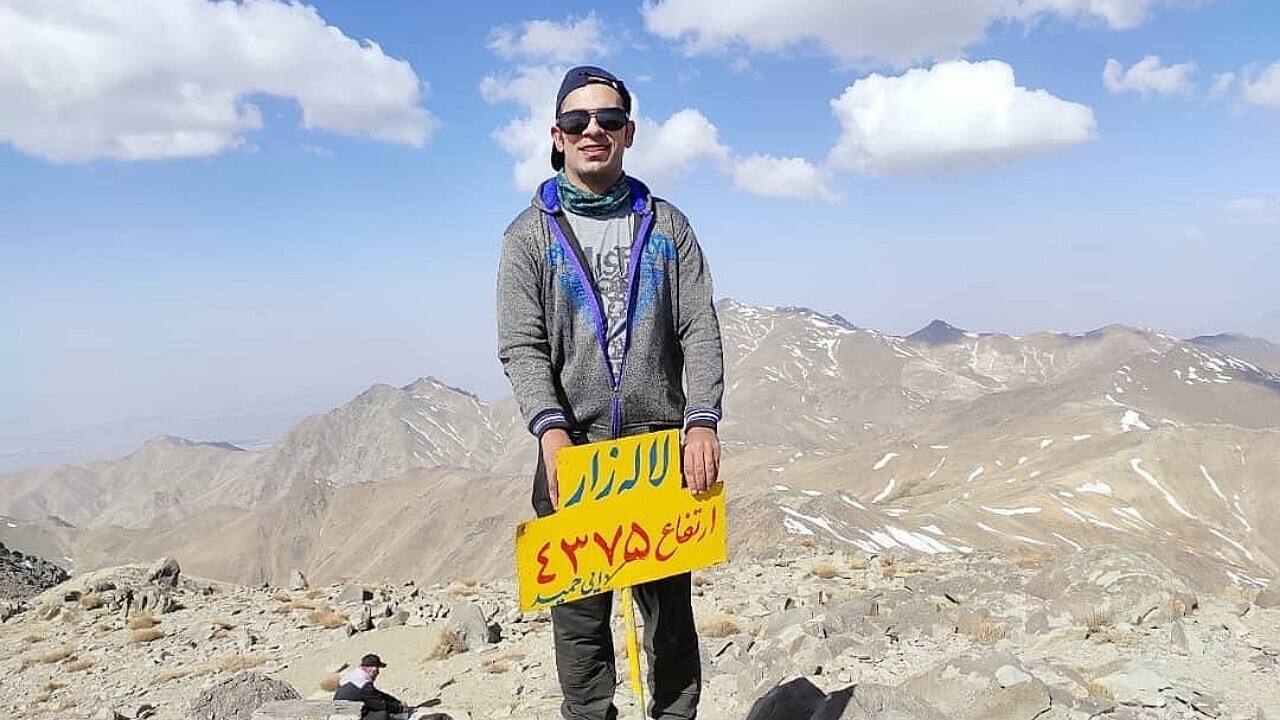 کوه های لاله زار و کوه شاه مغلوب اراده جوان معلول بافتی