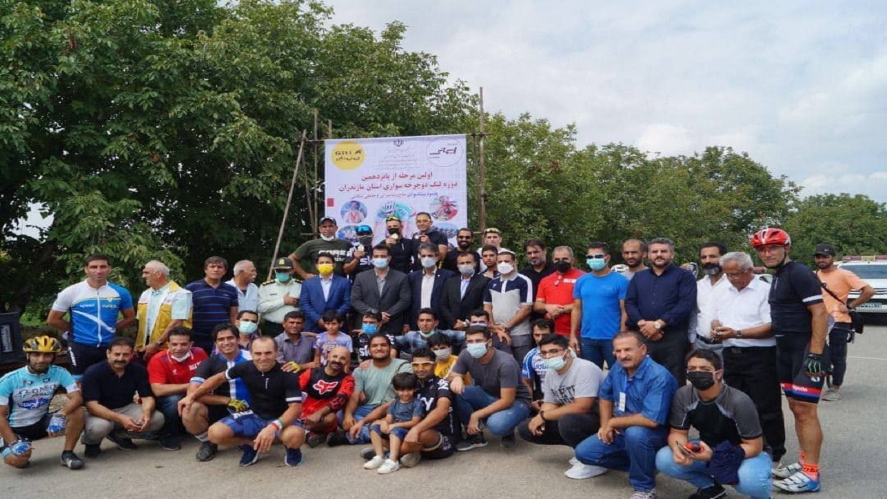 برگزاری مرحله نخست لیگ دوچرخه سواری مازندران