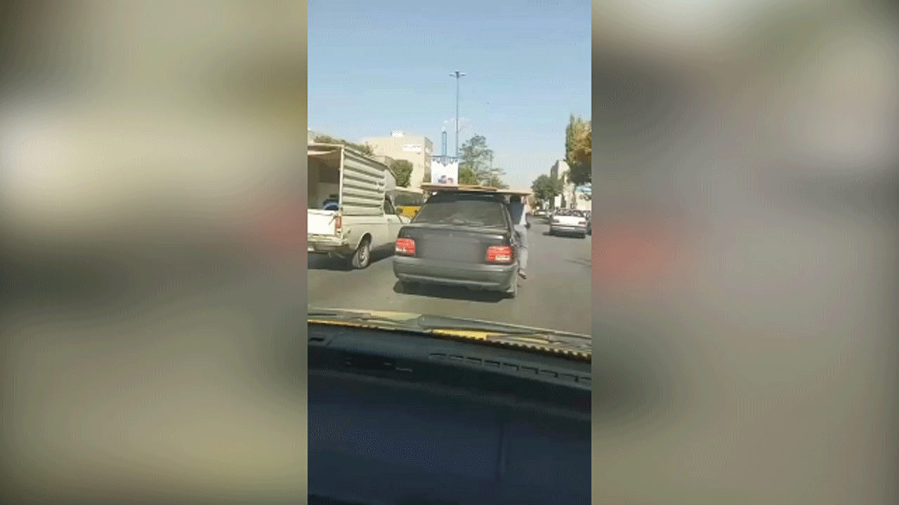 عجیب ترین نوع حمل بار با پراید! + فیلم