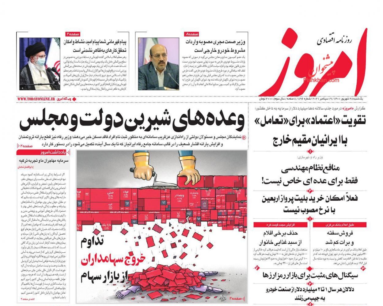 پیش فروش مسکن تقویت می شود؟/  رفراندوم حذف یارانه پردرآمدها/ فرصت تنفس اقتصاد ایران