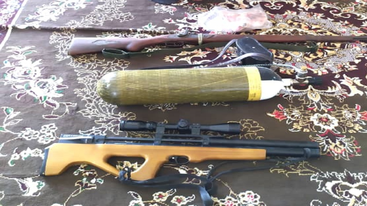 ۲ شکارچی غیرمجاز در جم دستگیر شدند