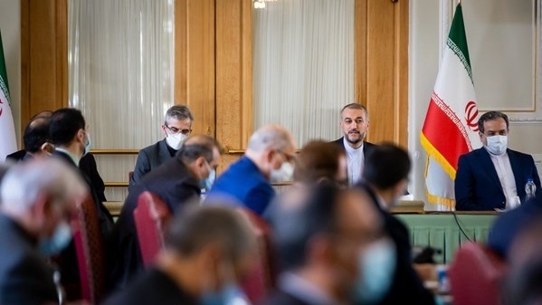 مراسم تودیع و معارفه معاونان سابق و جدید وزارت خارجه با حضور حسین امیرعبداللهیان