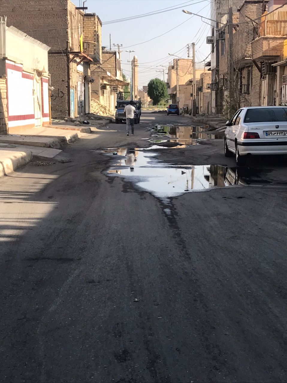 فاضلاب خرمشهر، مشکلی که بعد از مراجعات متعدد هم حل نشد + عکس