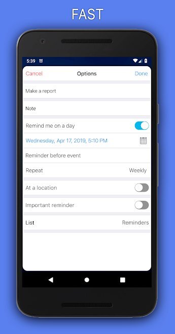 دانلود برنامه Reminders Pro