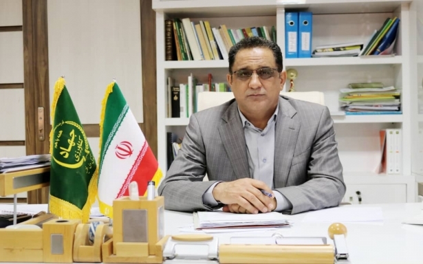 برخوری. رییس شازمان جهاد کشاورزی جنوب کرمان 