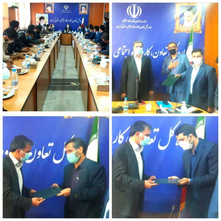 تقدیر مدیر کل تعاون، کار و رفاه اجتماعی از روسای ادارات برتر استان کرمان