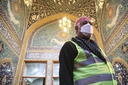 کتیبه سقف قبور مطهر شهدای ۷۲ تن حرم مطهر امام حسین (ع)