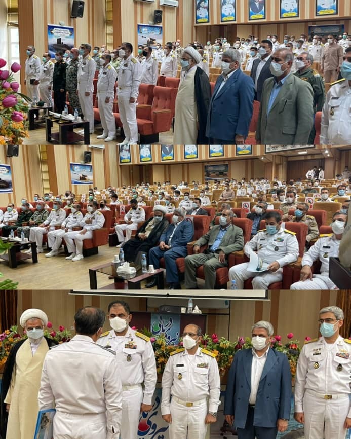معرفی فرمانده منطقه یکم نیروی دریایی ارتش در بندرعباس