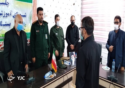 معارفه فرمانده جدید حوزه بسیج دانش آموزی بستان 