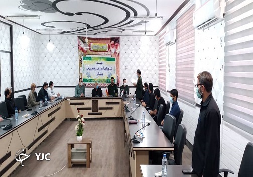 برگزاری جلسه شورای آموزش و پرورش با محوریت پروژه مهر و فصل بازگشایی مدارس در بستان