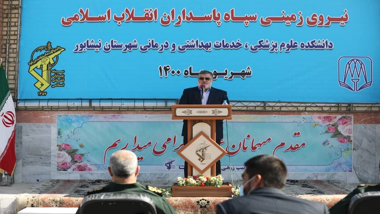 بیمارستان سپاه در نیشابور افتتاح شد/سپاه در ۱۹ نقطه پرخطر کشور بیمارستان ایجاد کرد