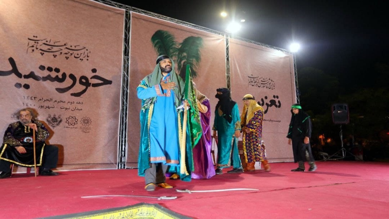 برپایی مجلس تعزیه خوانی در دهه دوم محرم + تصاویر
