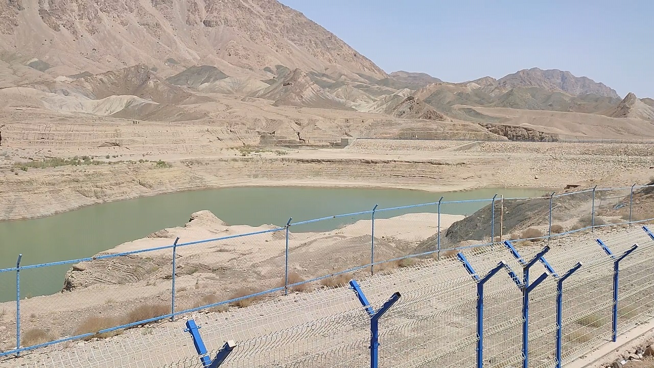 کاهش حدود ۷۰ درصدی ذخیره آب سد نهرین طبس