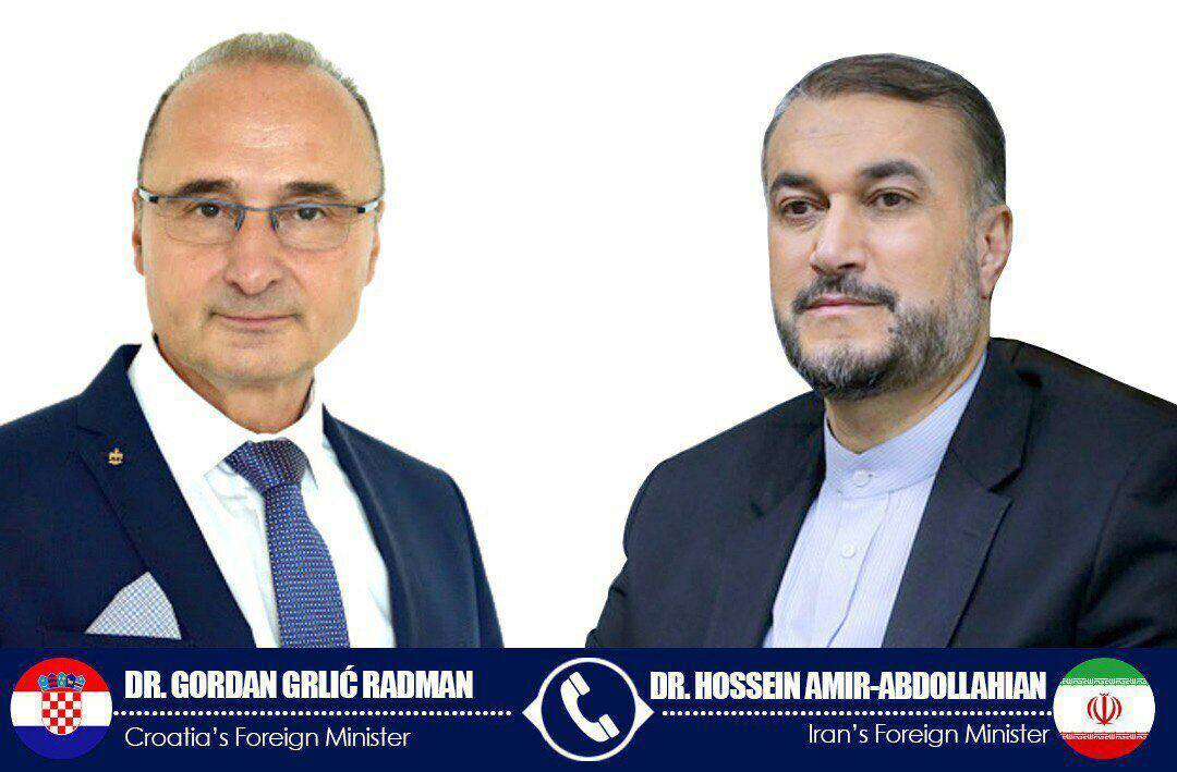 امیرعبداللهیان: آمریکا باید بداند تنها با زبان احترام می‌تواند با ملت ایران صحبت کند/ وزیر خارجه کرواسی: به دنبال گسترش همکاری‌ها با ایران هستیم