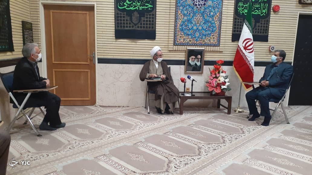 نشست وزیر میراث فرهنگی باامام جمعه ایلام+تصاویر