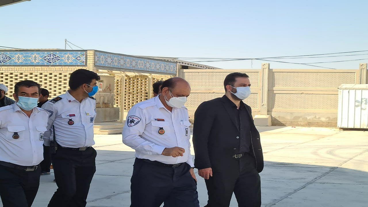 بازدید سرپرست سازمان اورژانس کشور از پایگاه های بهداشت و درمان مناطق مرزی