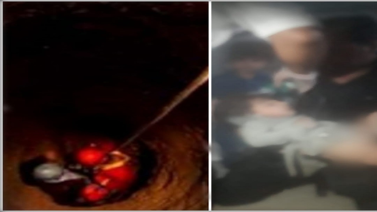 نجات معجزه آسای کودک ۲ ساله از داخل چاه توسط آتش نشانان زاهدانی