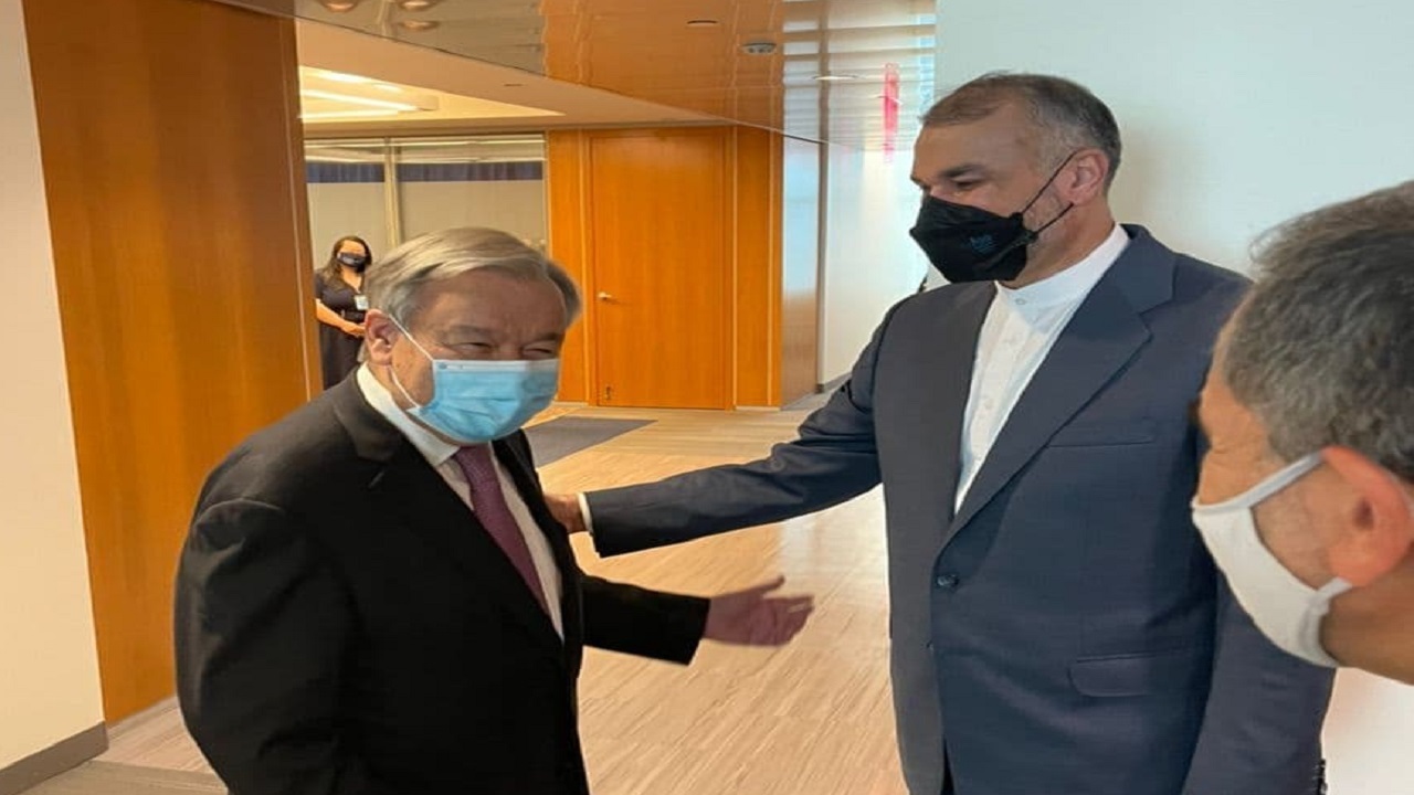 امیرعبداللهیان: به ایفای نقش سازمان ملل در منطقه نیاز داریم/ گوترش: ایران شریک نزدیک همکاری‌ها با سازمان ملل است