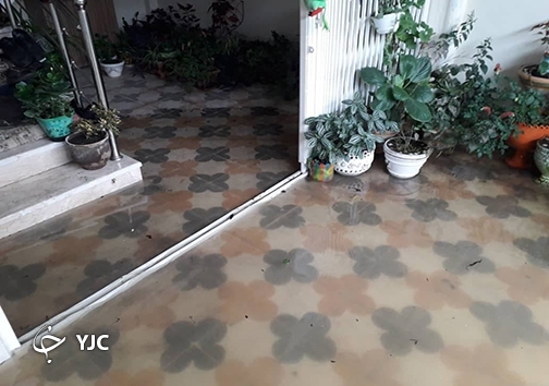 آبگرفتگی منازل مسکونی بر اثر سیلاب
