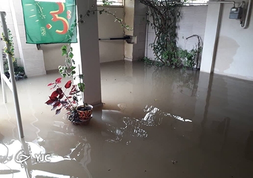 آبگرفتگی منازل مسکونی بر اثر سیلاب