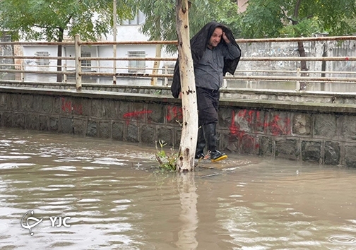 سیلاب در شهرستان های آستارا