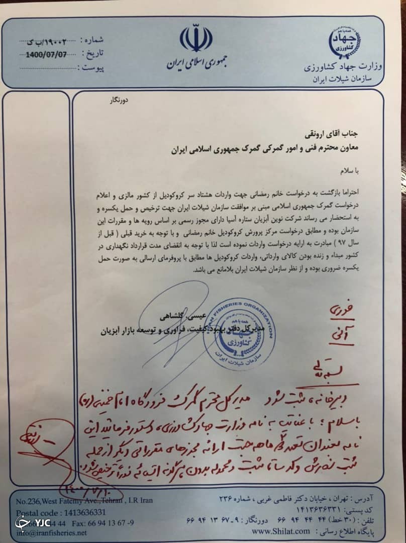 ۸۰ کروکودیل به کشور وارد شد