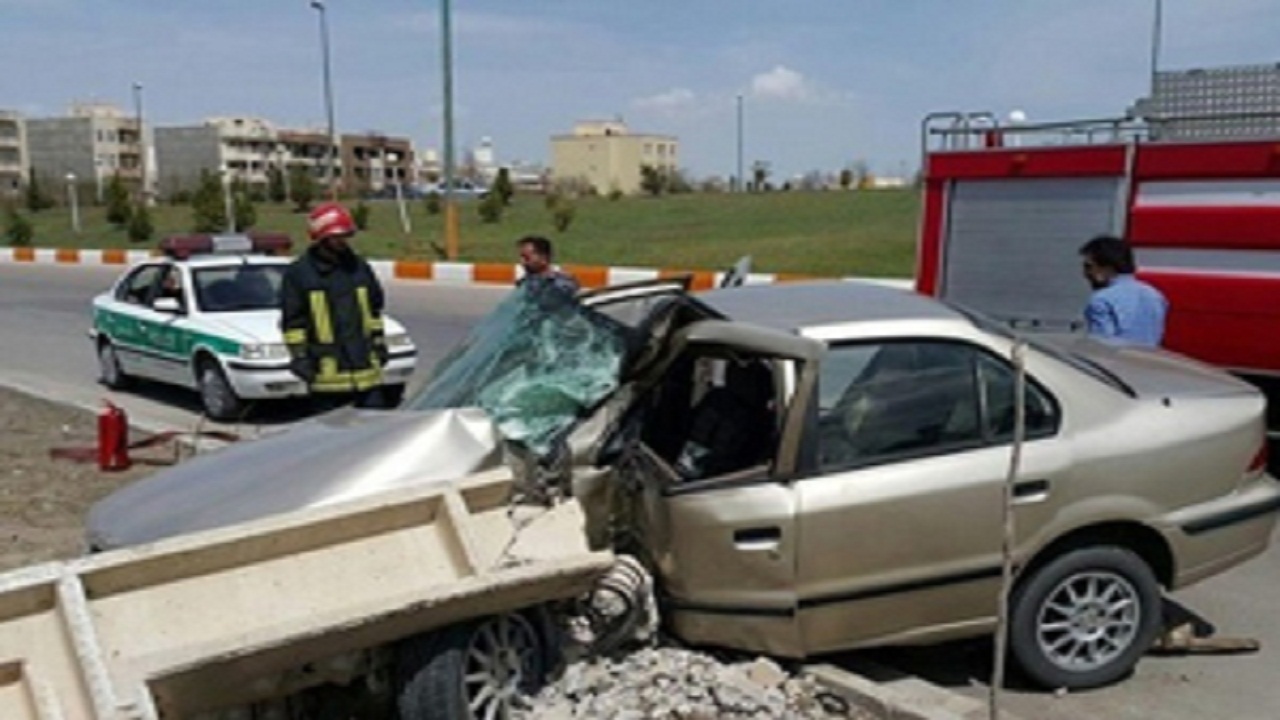 بی احتیاطی در رانندگی حادثه آفرید
