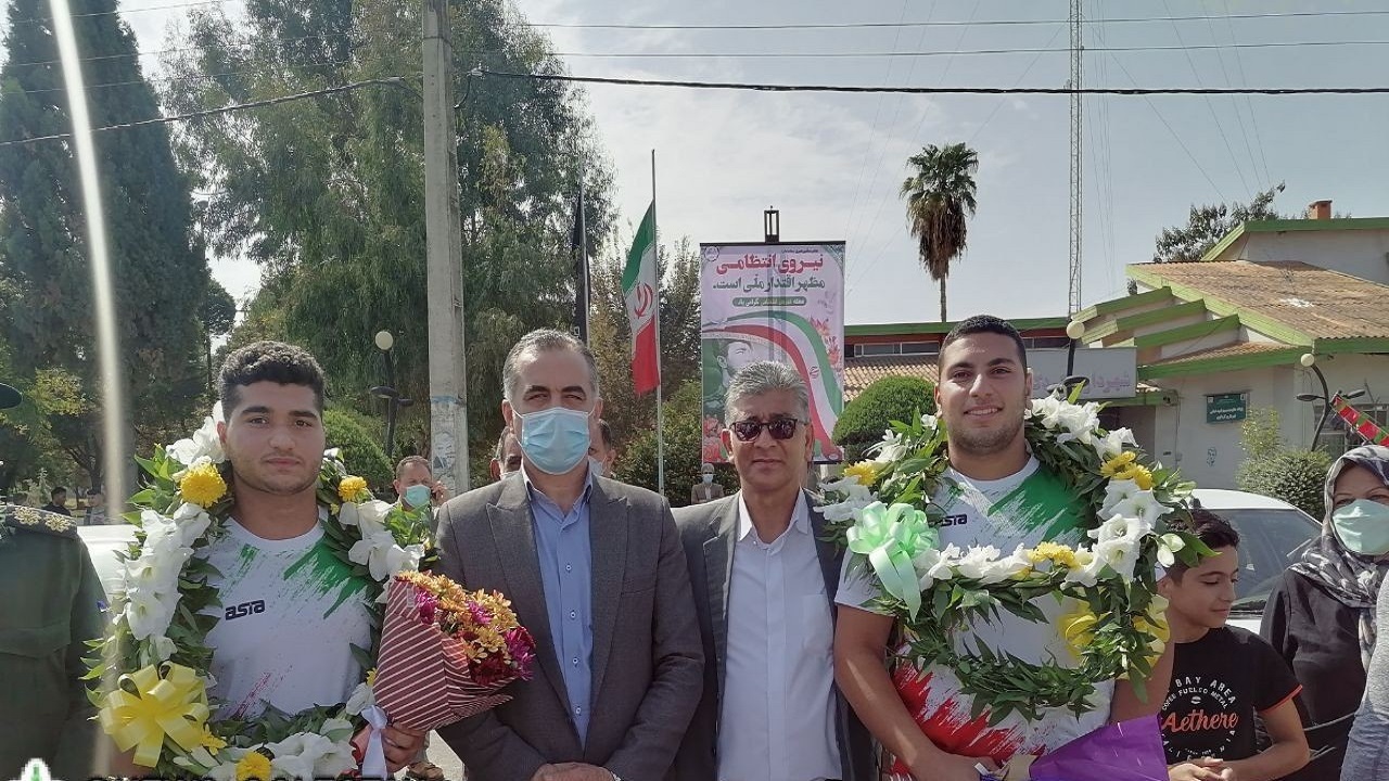 استقبال از قهرمانان  دو و میدانی آسیای میانه در گلستان