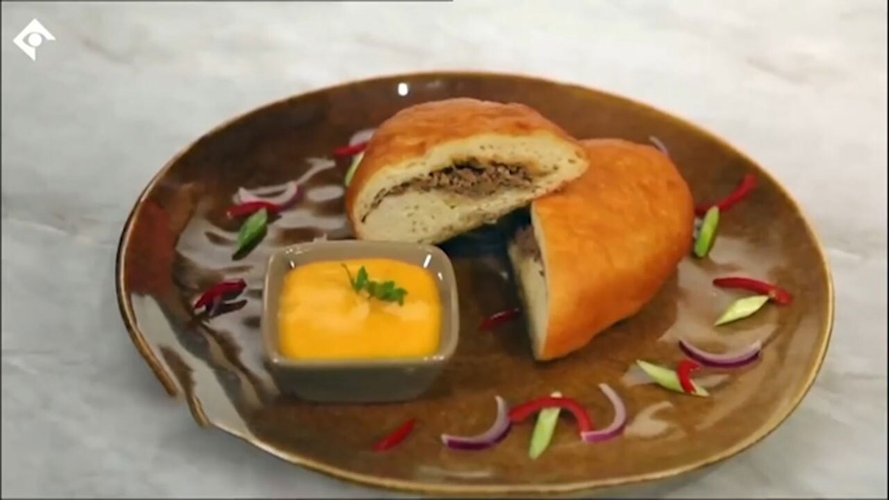 طرز تهیه پیراشکی گوشت خانگی + فیلم