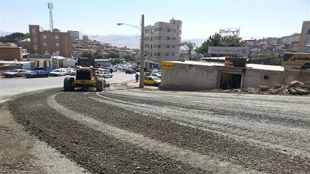 عملیات تعریض بلوار شهید چمران سنندج آغاز شد