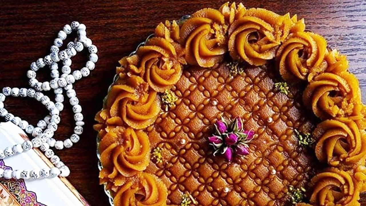 آموزش تزئین حلوای نذری + فیلم