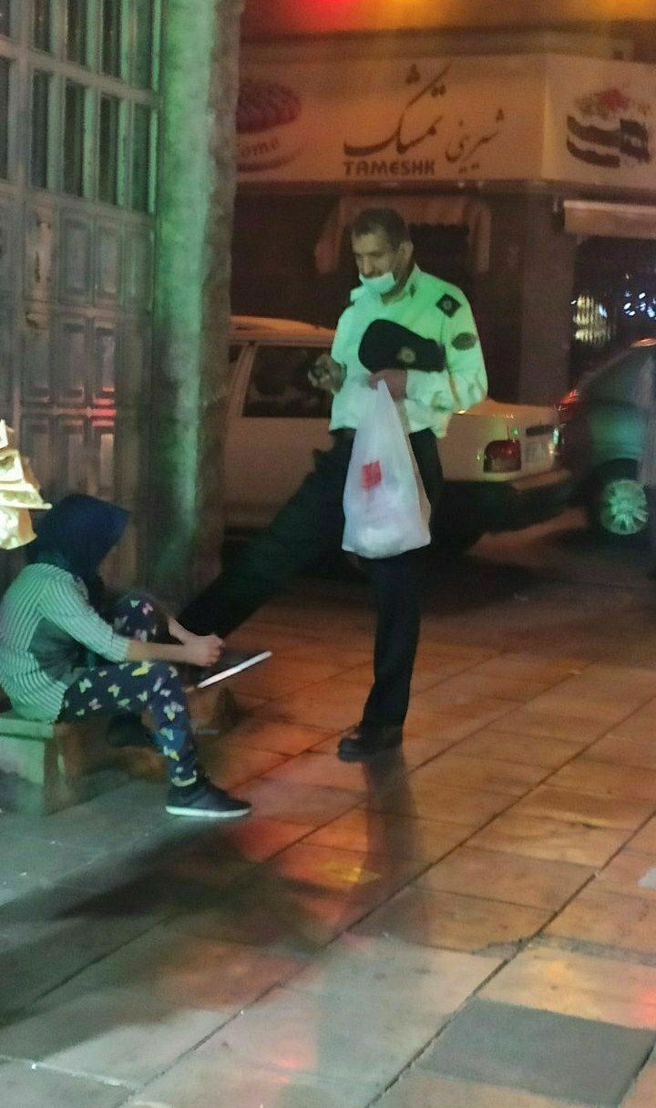 شناسایی مامور وظیفه شناس پلیس در شهرستان دماوند +عکس