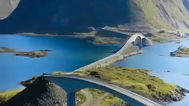 جاده رویایی و توریستی جزایر لوفوتن نروژ + فیلم