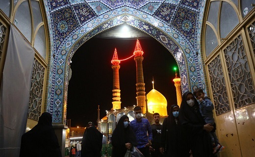 حرم حضرت معصومه (س)در شب رحلت پیامبر(ص)
