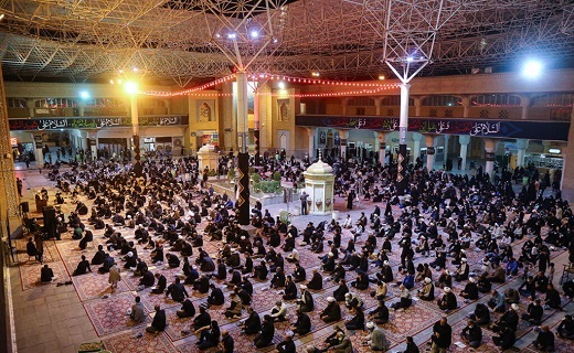 مراسم عزاداری در حرم حضرت معصومه (س)