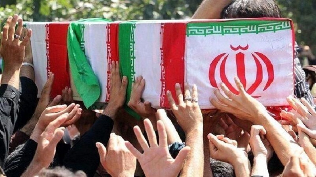 وداع با پیکر شهید مدافع حرم هادی شریفی