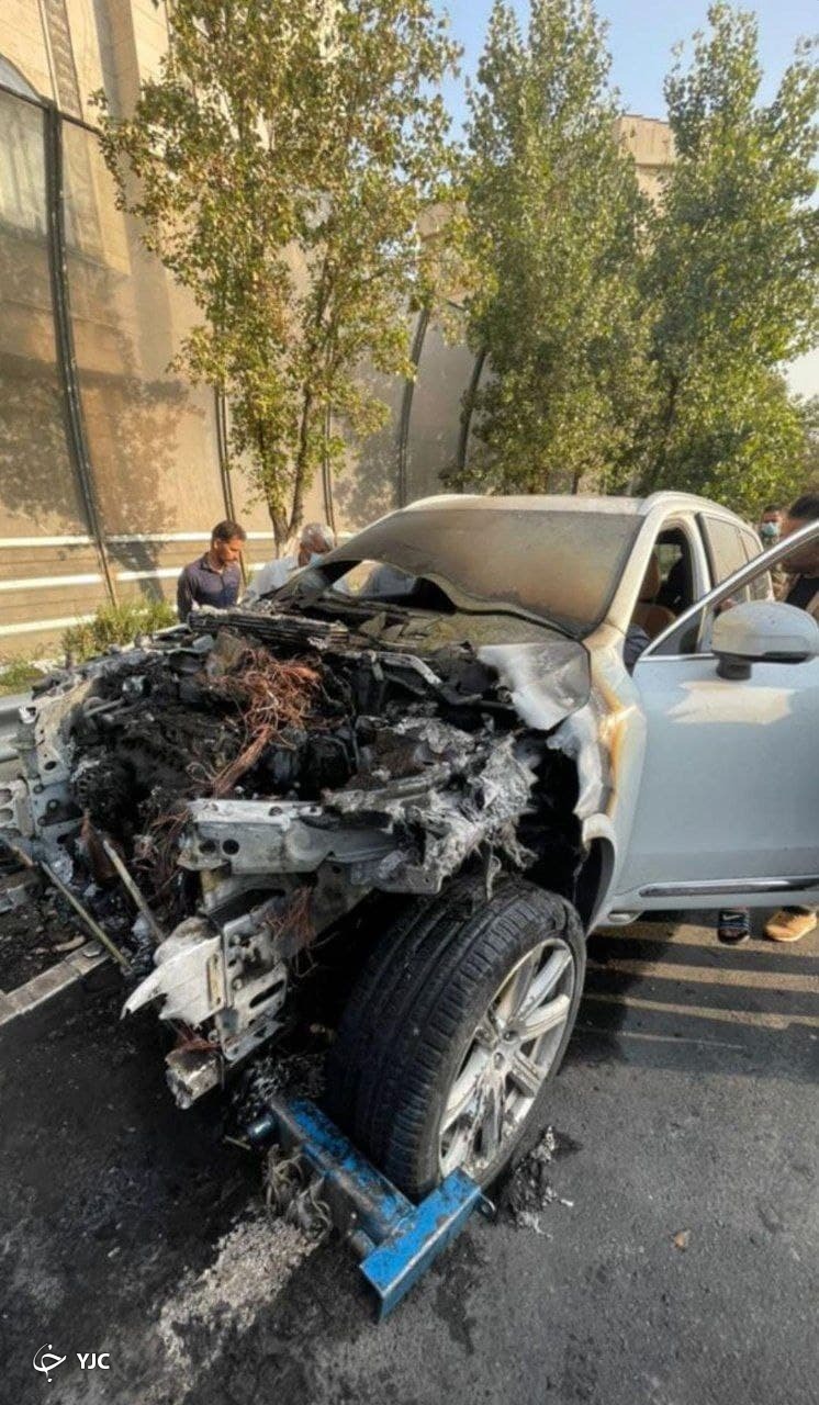 ولوو در آتش؛ نقص فنی خودرو کار دست راننده داد