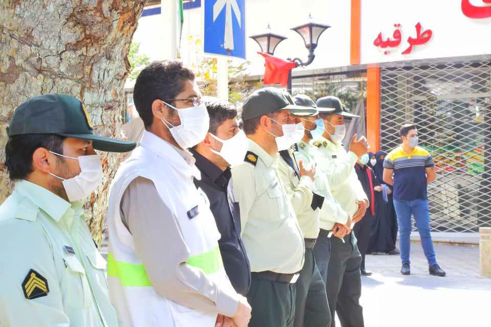نواختن مارش عزا در مراسم عزاداری طرقبه