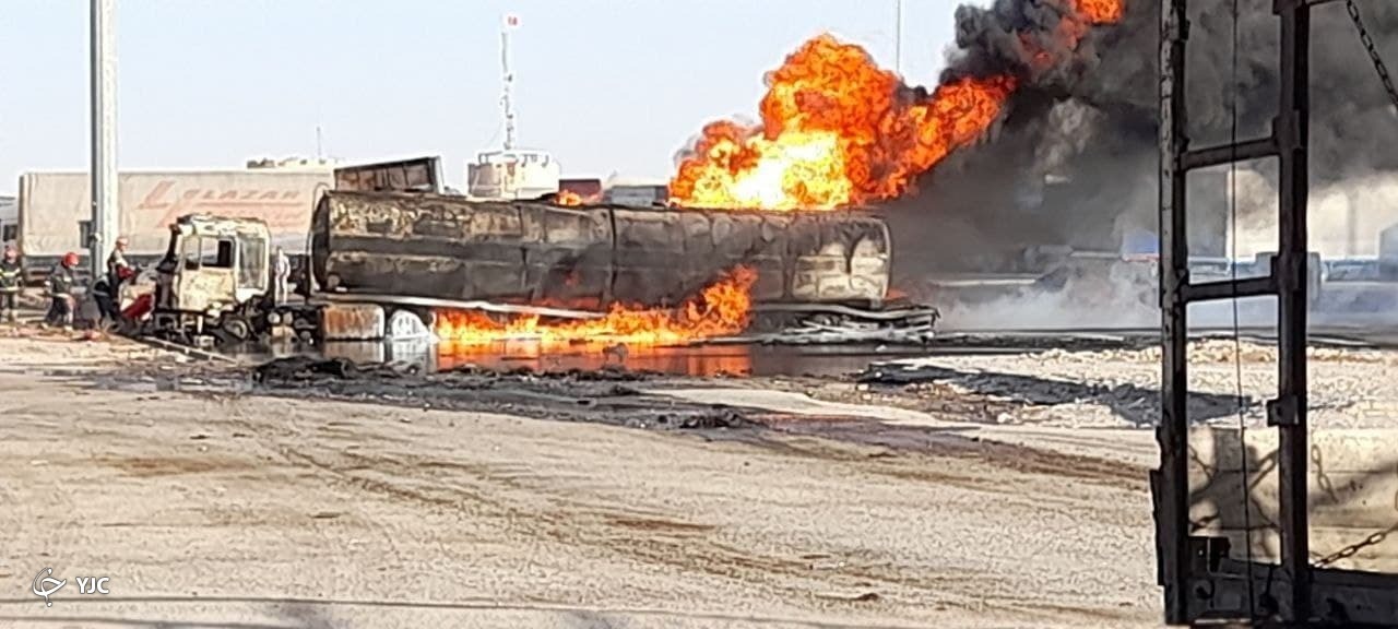 اطفاء حریق در گمرک دوغارون