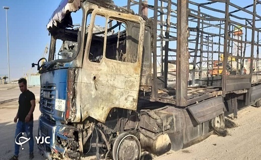 اطفاء حریق در گمرک دوغارون