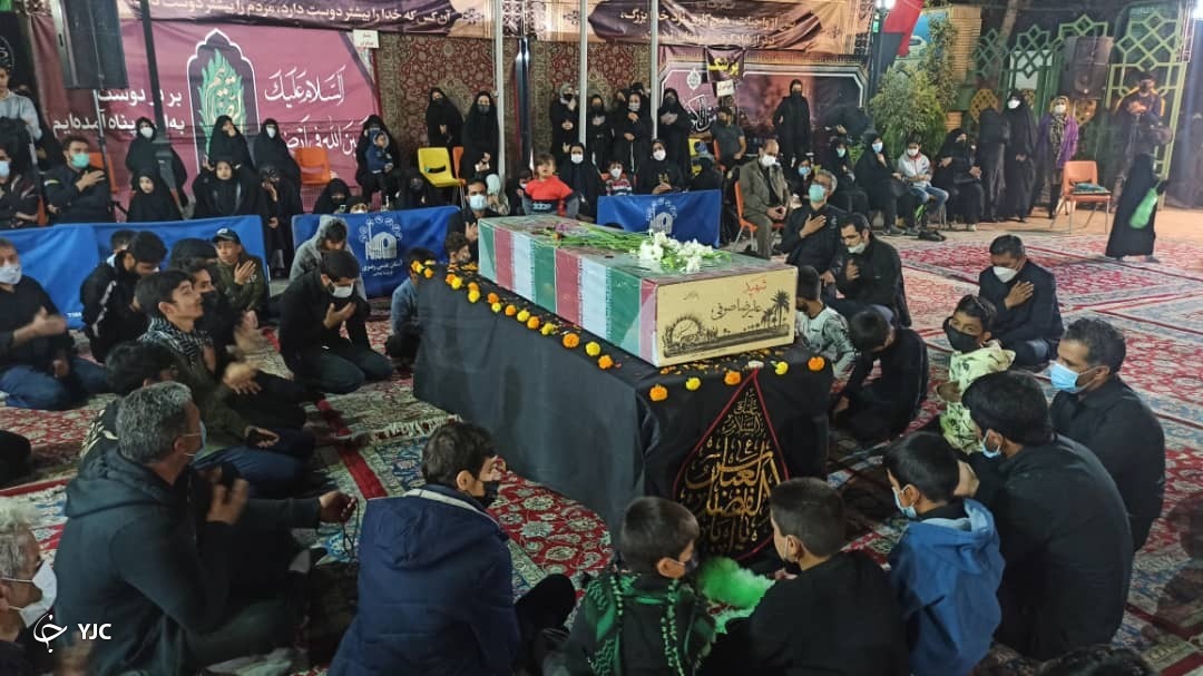 وداع با شهید علیرضا صوفی در مشهد+تصاویر