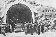 نمایی از یک تونل قدیمی در شهرکرد