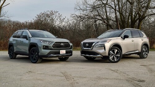 مقایسه نیسان روگ 2021 در مقابل تویوتا 2021 RAV4 + فیلم