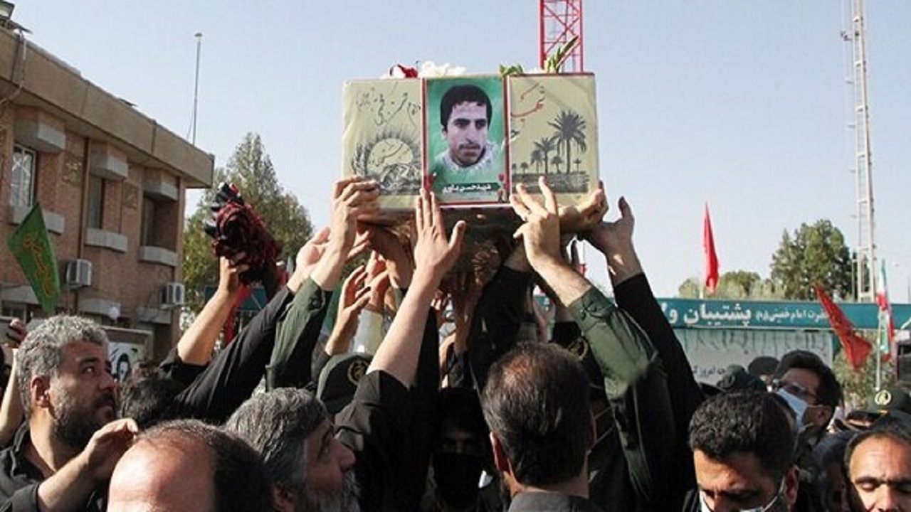 پیکر مطهر شهید یاوری آرام گرفت