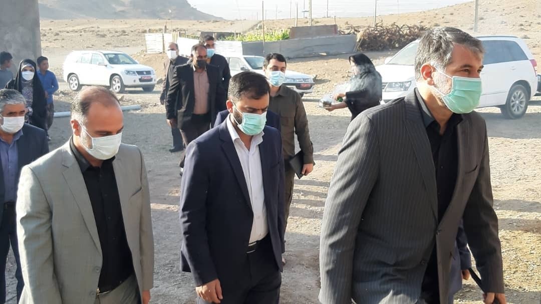 بازدید وزیر جهاد کشاورزی از پروژه مجتمع آبرسانی قشلاقات در شهرستان زرندیه