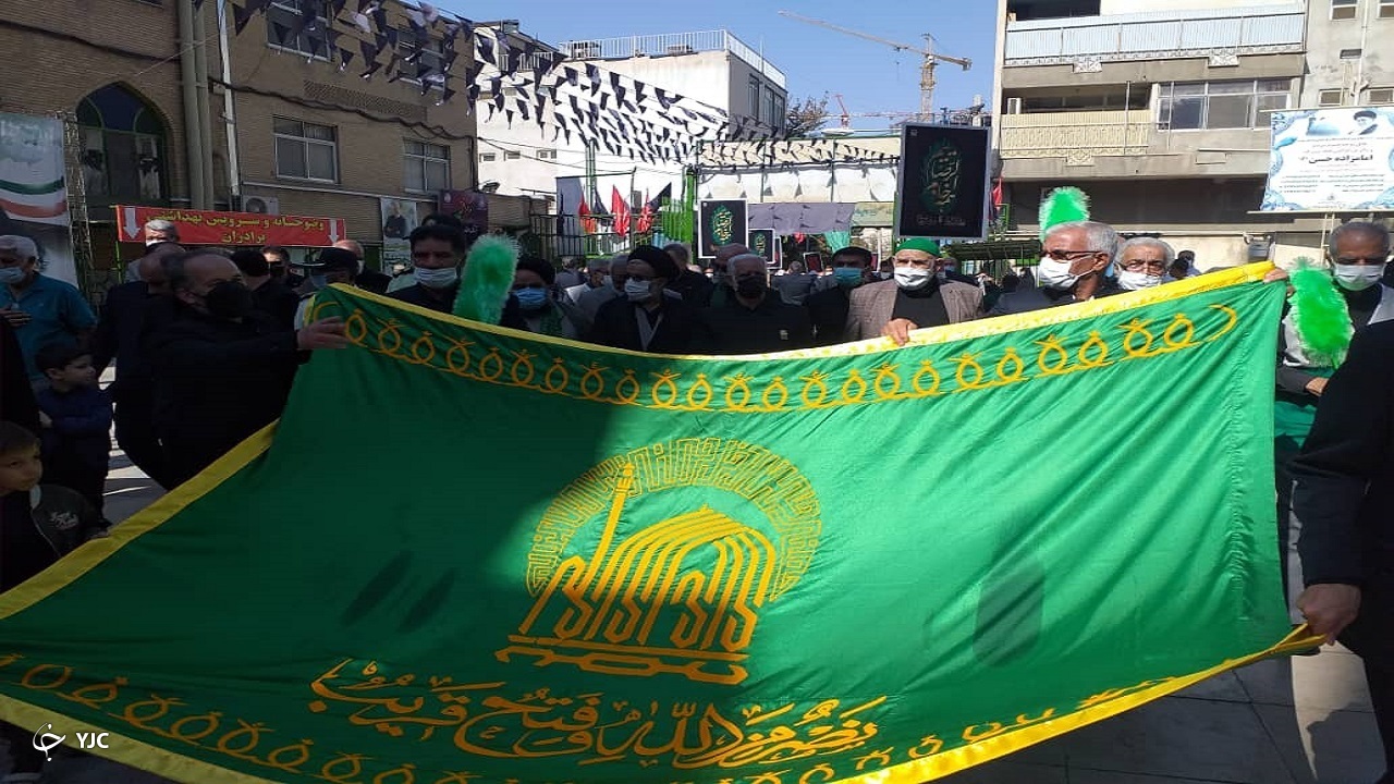 البرز در سوگ شهادت امام مهربانی ها+عکس