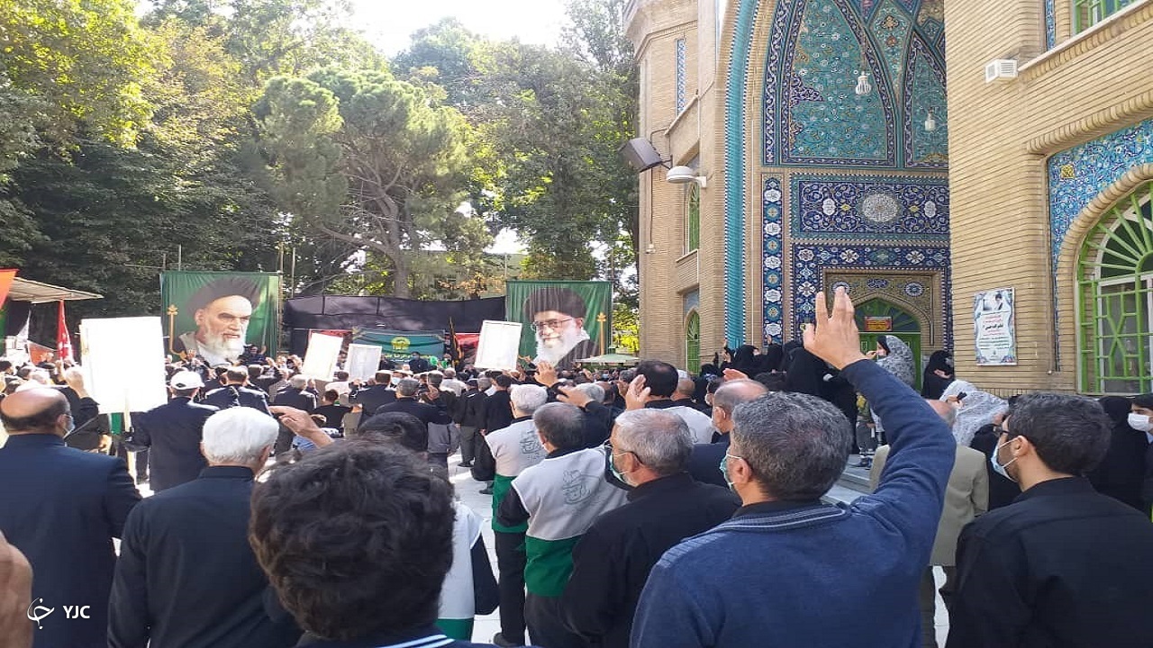 البرز در سوگ شهادت امام مهربانی ها+عکس