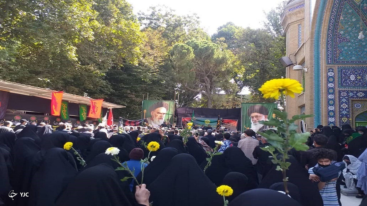 البرز در سوگ شهادت امام مهربانی ها+عکس